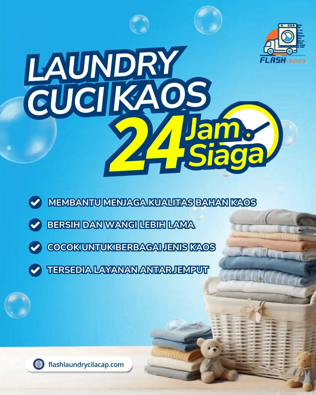 Ummi Laundry: Solusi Cuci yang Menghemat Waktu di Cilacap